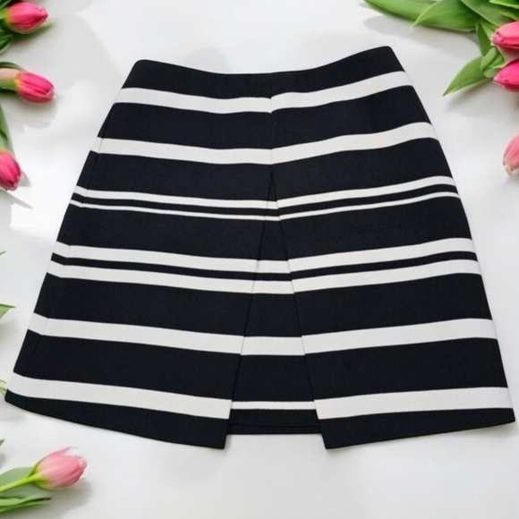 Finders Keepers Striped A-Line Skirt – Black/White, Y2K Minimalist – Sz S NWOT - Picture 2 of 9